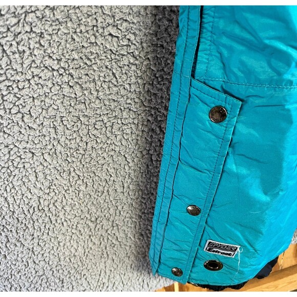 Spyder Ski Bib Pant Men S Teal Suspenders Snow Thinsulate Insulation Entrant VTG - Picture 8 of 16